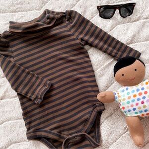 KIDS: Baby Gap Striped Turtleneck Long-sleeve Onesie